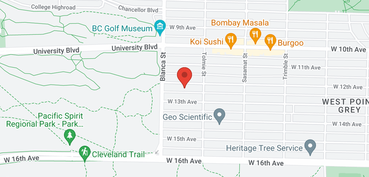 map of 4648 W 12TH AVENUE